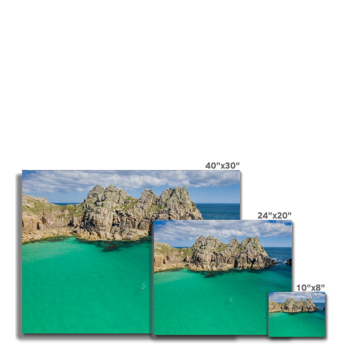 logan rock swimmer canvas sizes