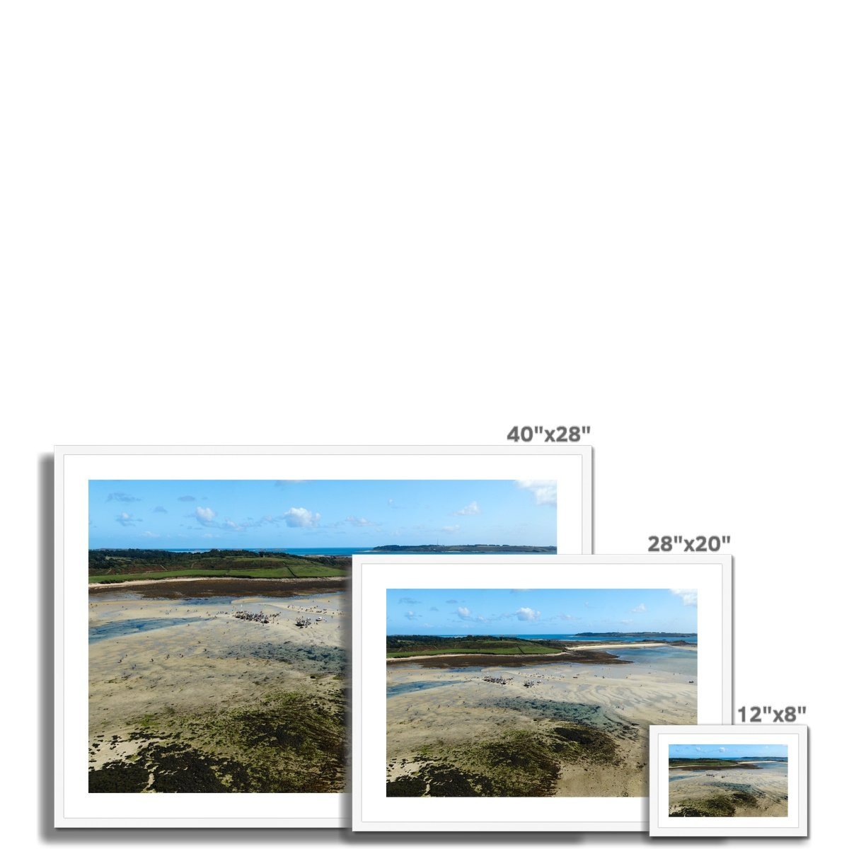 tresco low tide event wooden frame sizes